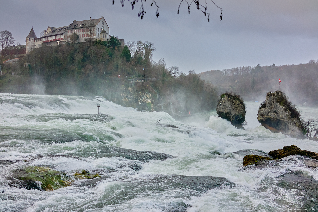 Rheinfall/Schaffhausen - Switzerland - December 2023