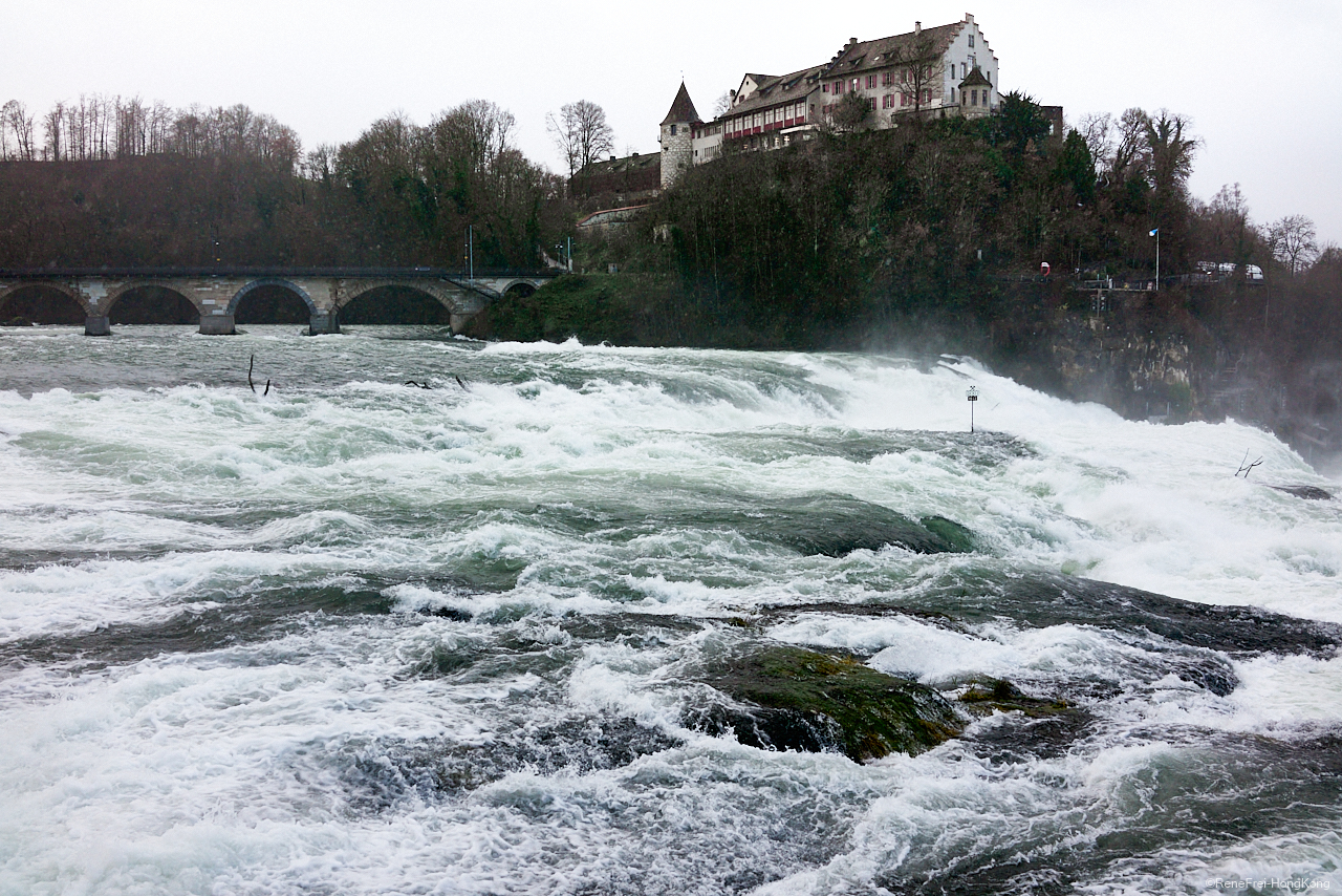 Rheinfall/Schaffhausen - Switzerland - December 2023