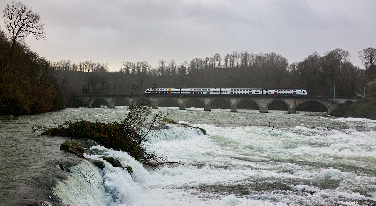 Rheinfall/Schaffhausen - Switzerland - December 2023