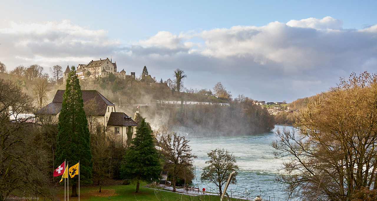 Rheinfall/Schaffhausen - Switzerland - December 2023